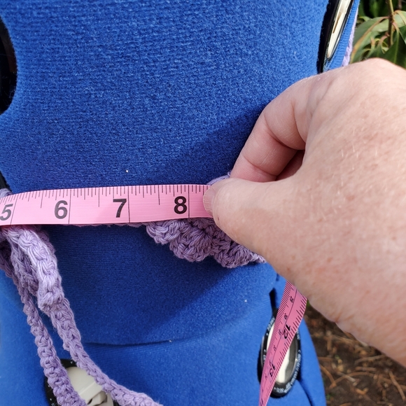 Summer Crop Halter Crochet Boho Retro 70s Festival Top - Picture 7 of 8